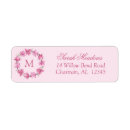 Search for magnolia blossoms return address labels Watercolor