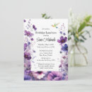 Search for luncheon birthday invitations Botanical