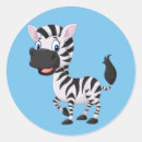 Search for zebra cartoon stickers Cute