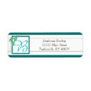 Search for peacock wedding return address labels Feather