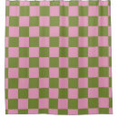 Search for pink gingham shower curtains Geometric