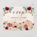 Search for fall wedding rsvp cards Fall in love
