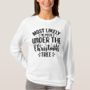 Search for most likely to tshirts Merry christmas