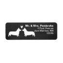 Search for pembroke corgi return address labels Corgis