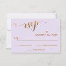 Search for lavender rsvp cards Typography