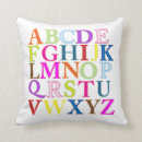 Search for playroom cushions Alphabet