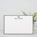 Search for black bordered stationery paper Modern