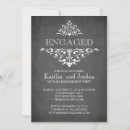 Search for chalkboard engagement party invitations Modern