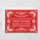 Search for red white quinceanera invitations Flowers