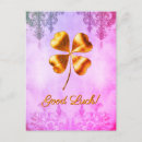 Search for four leaf clover postcards Vintage