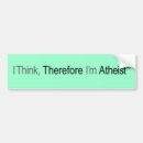 Search for thinking atheist bumper stickers Sceptic