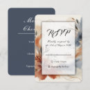 Search for terracotta and navy wedding rsvp cards Couple