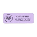 Search for lavender return address labels Cute
