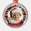 Search for red and black christmas tree decorations Wreath