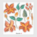 Search for abstract floral stickers Bright