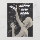 Search for vintage happy new year postcards Girl