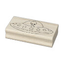 Search for flying rubber stamps Space