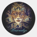 Search for masquerade masks stickers Gold