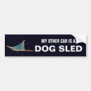 Search for sled dogs bumper stickers Mushing