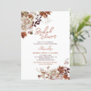 Search for autumn leaves bridal shower invitations Calligraphy