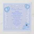 Search for blue teddy bears baby shower invitations For kids