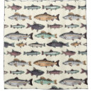 Search for vintage fish shower curtains Background