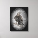 Search for poem canvas prints Raven