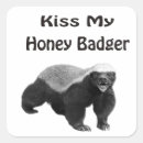 Search for honey badger stickers Funny