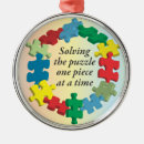 Search for puzzle piece christmas tree decorations Autistic