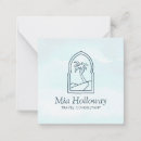 Search for blue trees note cards Watercolor
