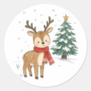 Search for red scarf stickers Reindeer