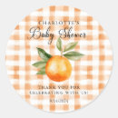 Search for orange fruit stickers Little cutie