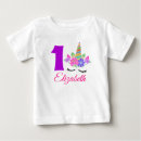 Search for unicorn 1st birthday baby shirts For kids