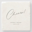 Search for favor wedding coasters Black and white