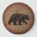 Search for black bear clocks Silhouette
