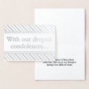 Search for regrets cards Funeral