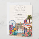 Search for las vegas skyline invitations Watercolor
