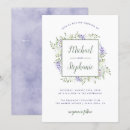 Search for wisteria wedding invitations Watercolour