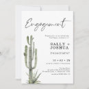 Search for cactus engagement party invitations Modern