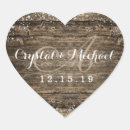 Search for rustic heart wedding stickers Snowflakes