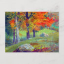 Search for vintage autumn painting postcards Landscape