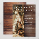 Search for wooden wedding invitations Typography
