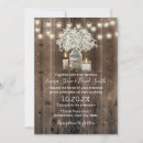 Search for candle wedding invitations Mason jar