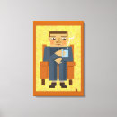 Search for coffee canvas prints Orange