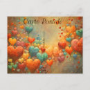 Search for colorful hearts postcards Valentine