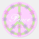 Search for floral peace sign stickers Pink