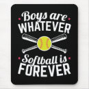 Search for softball mouse mats Girls