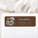 Search for with horses return address labels Cowgirl