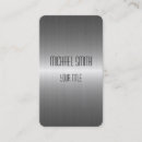 Search for aluminum business cards Silver