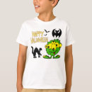 Search for black cat kids tshirts Bats